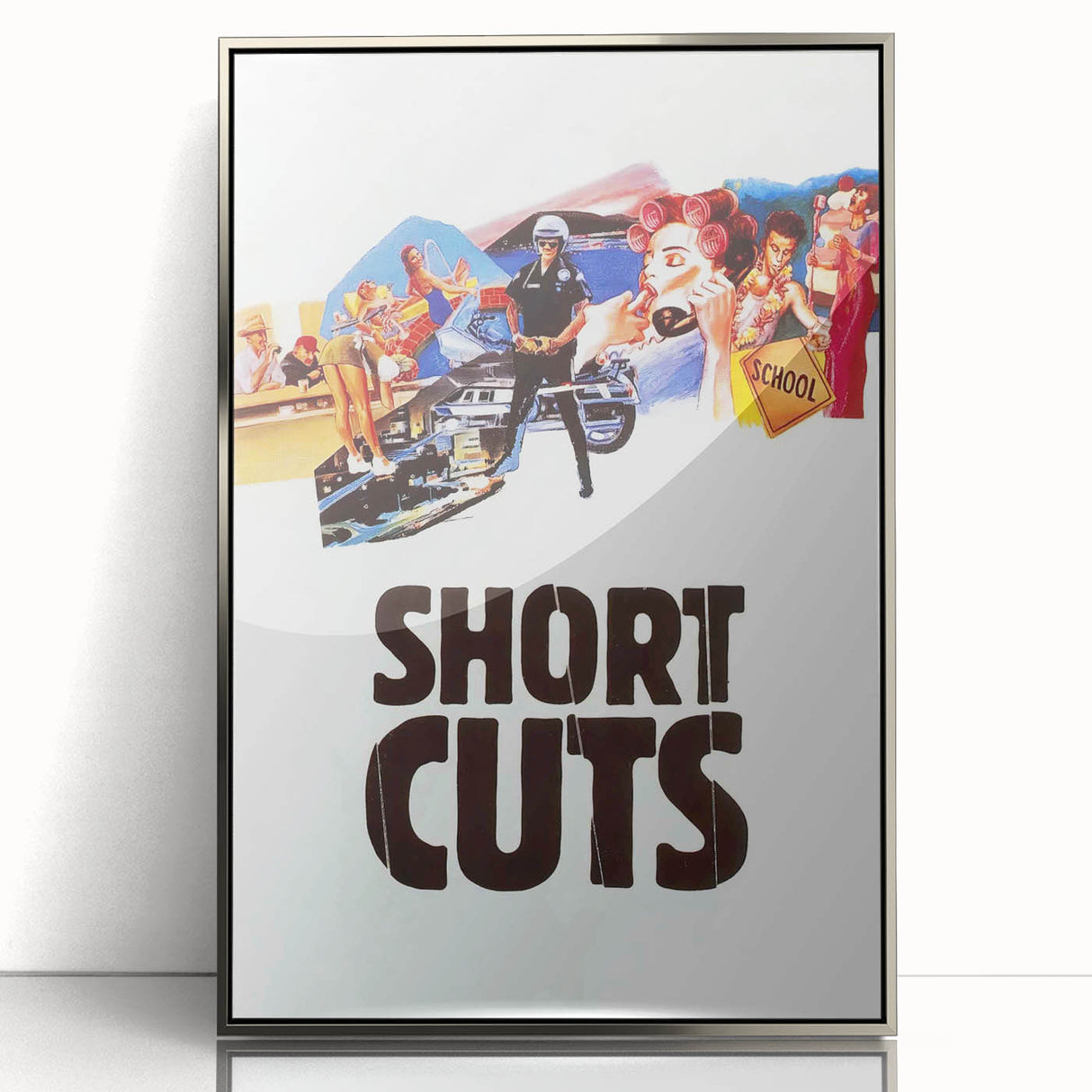 1990s Vintage Movie Poster – Short Cuts Retro 1990s Movie Print