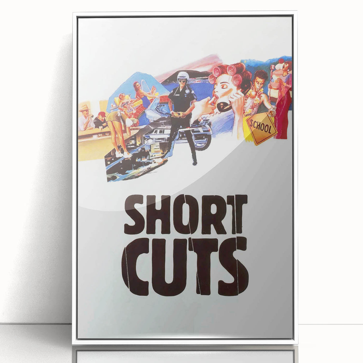 1990s Vintage Movie Poster – Short Cuts Retro 1990s Movie Print