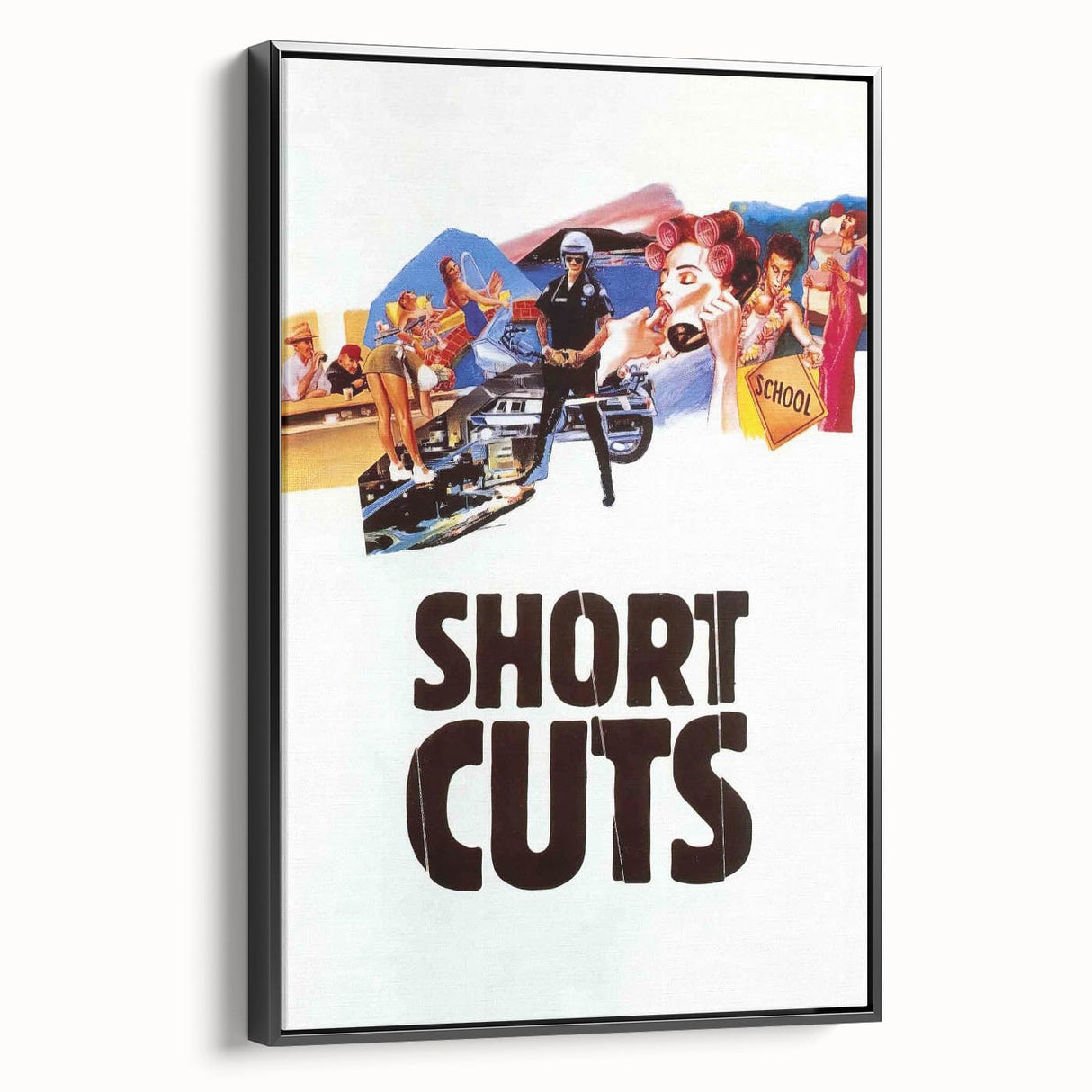 1990s Vintage Movie Poster – Short Cuts Retro 1990s Movie Print