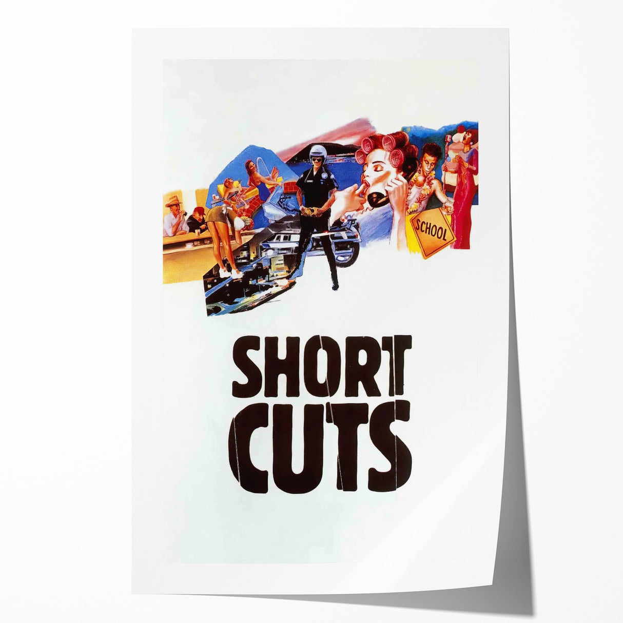 1990s Vintage Movie Poster – Short Cuts Retro 1990s Movie Print