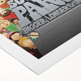 1990s Vintage Movie Poster – South Park Retro 1990s Movie Print