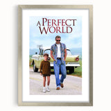 1990s Vintage Movie Poster - Classic 90s Film Art - A Perfect World