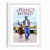 1990s Vintage Movie Poster - Classic 90s Film Art - A Perfect World