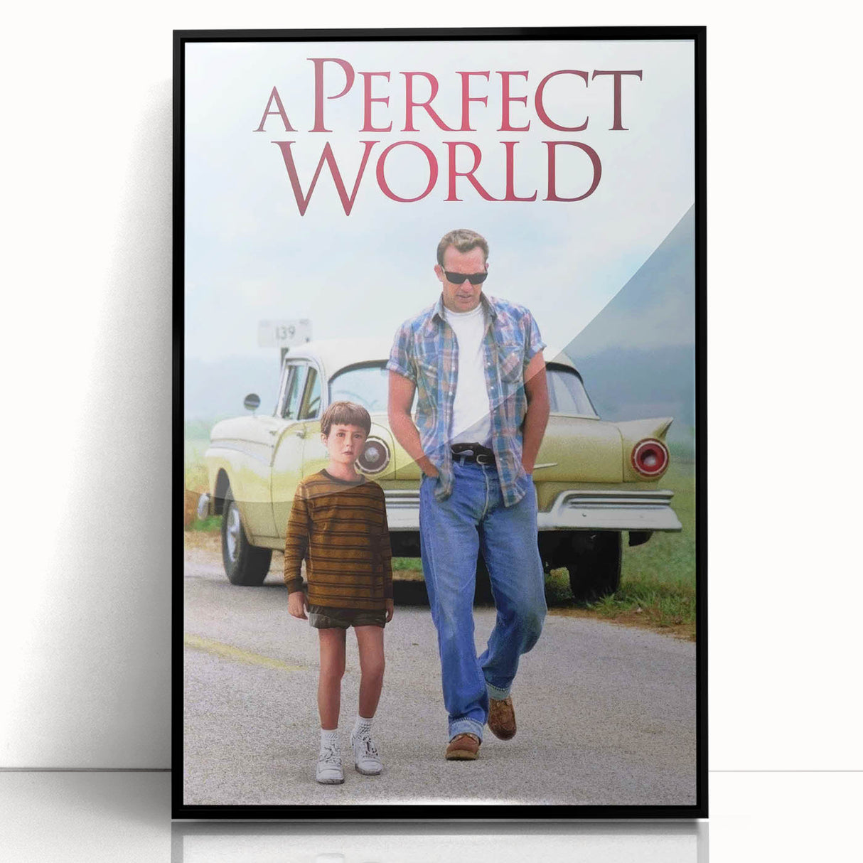1990s Vintage Movie Poster - Classic 90s Film Art - A Perfect World