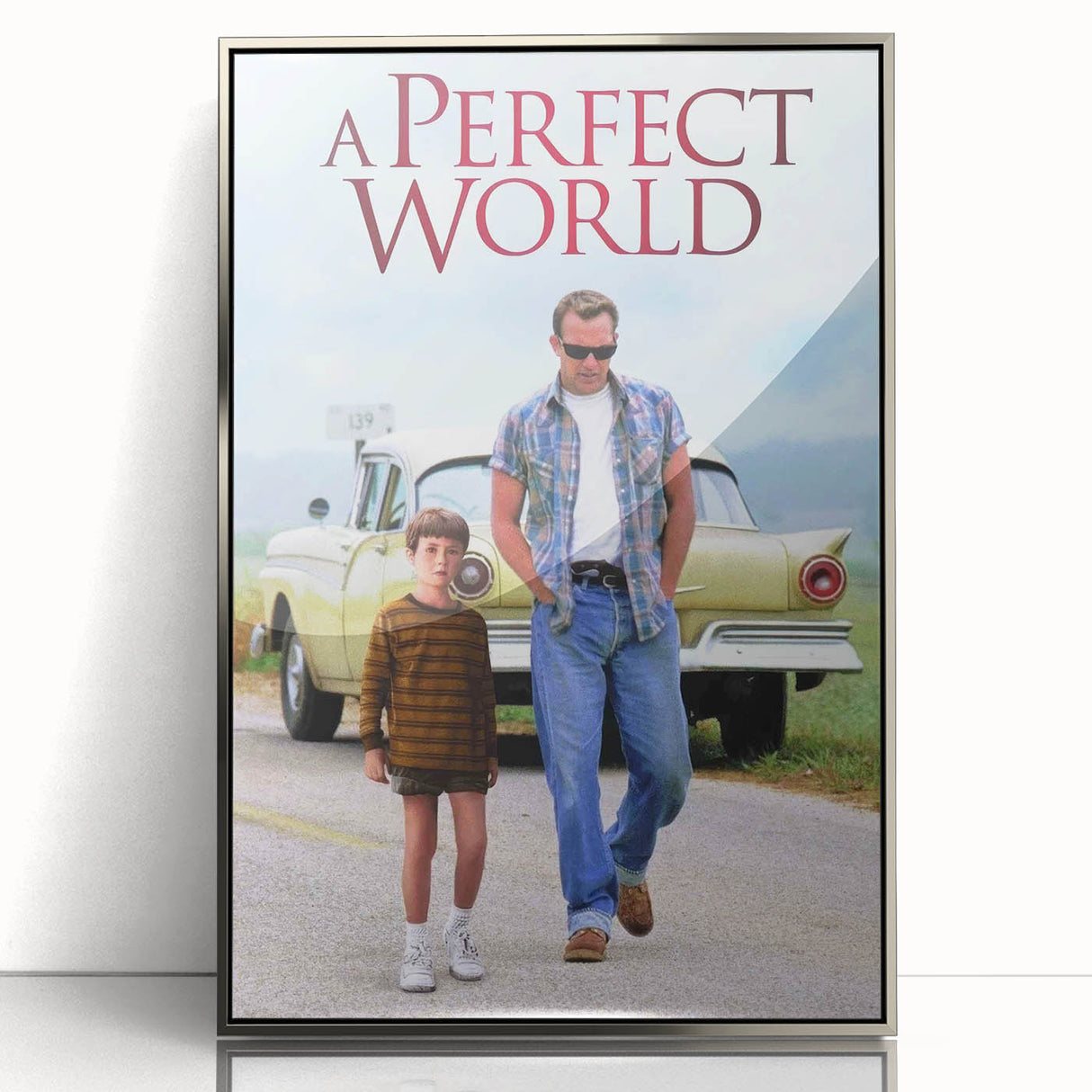 1990s Vintage Movie Poster - Classic 90s Film Art - A Perfect World