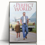 1990s Vintage Movie Poster - Classic 90s Film Art - A Perfect World