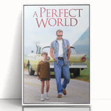 1990s Vintage Movie Poster - Classic 90s Film Art - A Perfect World