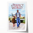 1990s Vintage Movie Poster - Classic 90s Film Art - A Perfect World