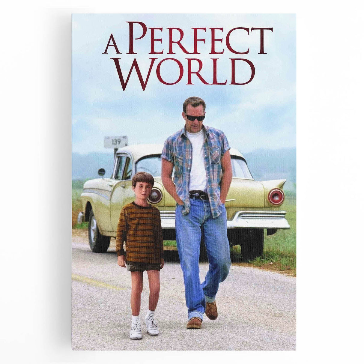1990s Vintage Movie Poster - Classic 90s Film Art - A Perfect World