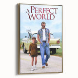 1990s Vintage Movie Poster - Classic 90s Film Art - A Perfect World