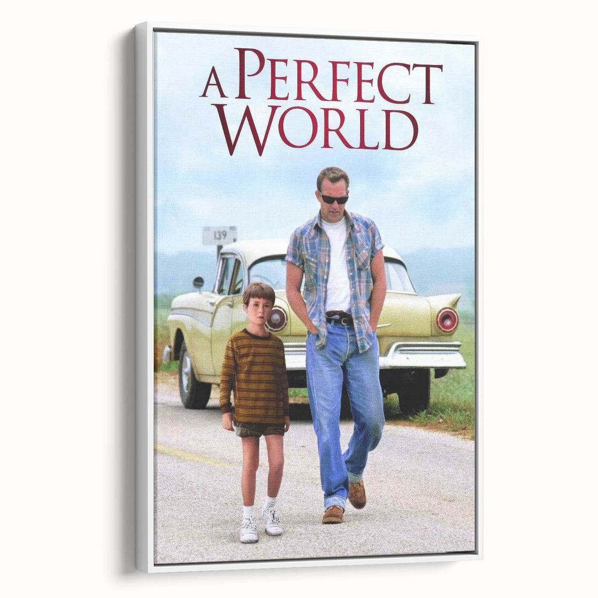 1990s Vintage Movie Poster - Classic 90s Film Art - A Perfect World