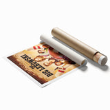 1990s Vintage Movie Poster – Classic 90s Film Art – The Big Lebowski