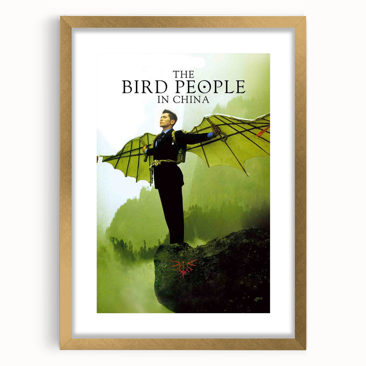 1990s Vintage Movie Poster – Classic 90s Film Art – The Bird People in China