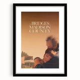 1990s Vintage Movie Poster – Classic 90s Film Art – The Bridges of Madison County