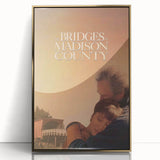 1990s Vintage Movie Poster – Classic 90s Film Art – The Bridges of Madison County