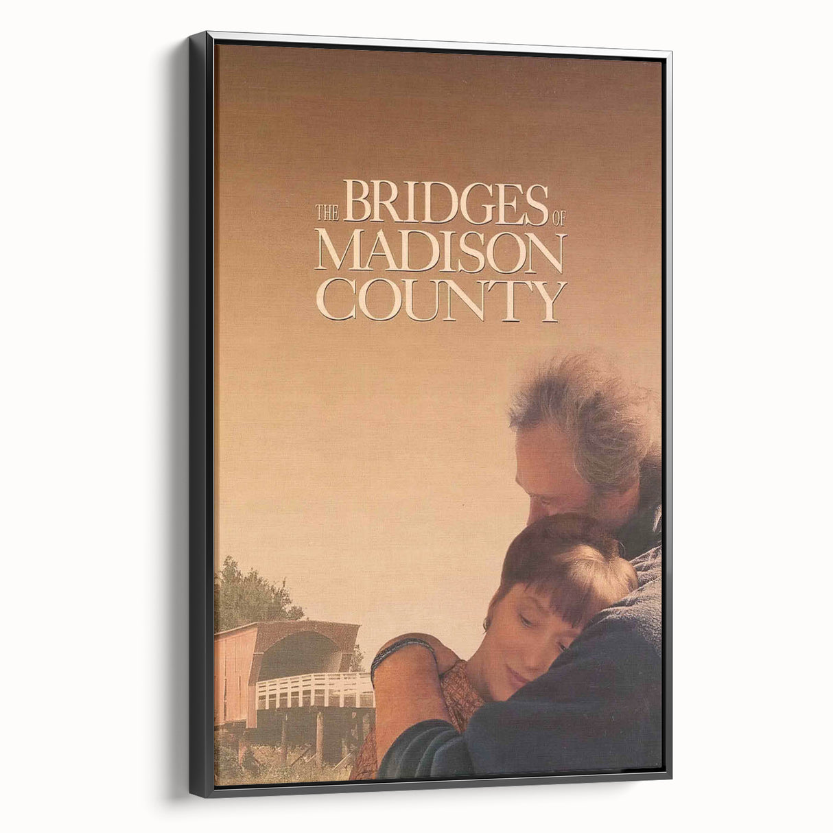 1990s Vintage Movie Poster – Classic 90s Film Art – The Bridges of Madison County