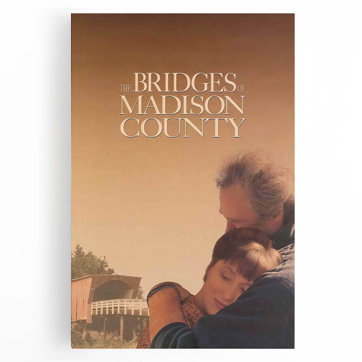 1990s Vintage Movie Poster – Classic 90s Film Art – The Bridges of Madison County