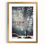 1990s Vintage Movie Poster - Classic 90s Film Art - A River Runs Through It