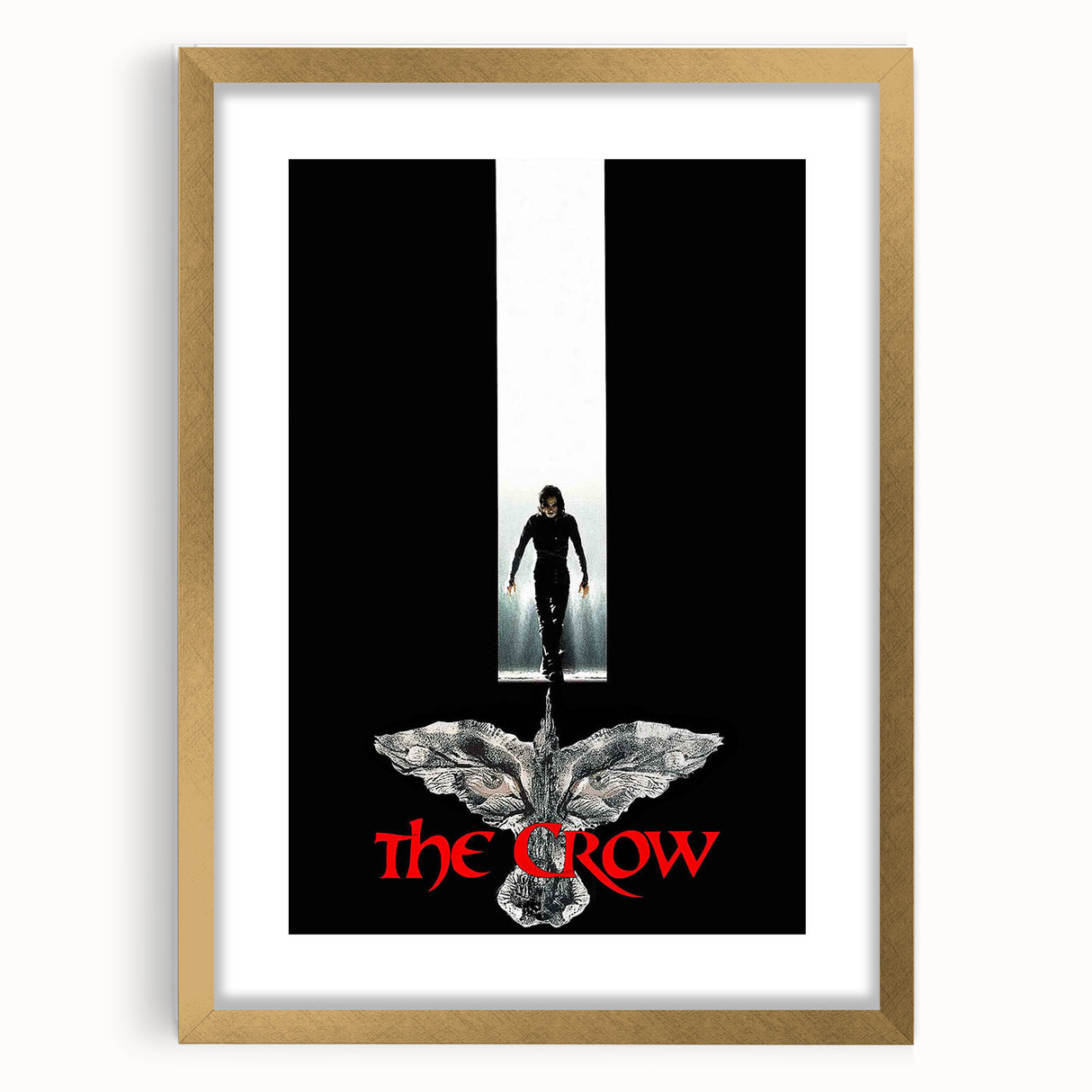 1990s Vintage Movie Poster – Classic 90s Film Art – The Crow