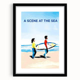 1990s Vintage Movie Poster - Classic 90s Film Art - A Scene at the Sea