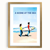 1990s Vintage Movie Poster - Classic 90s Film Art - A Scene at the Sea