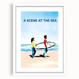 1990s Vintage Movie Poster - Classic 90s Film Art - A Scene at the Sea