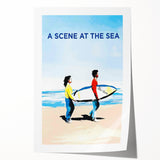 1990s Vintage Movie Poster - Classic 90s Film Art - A Scene at the Sea