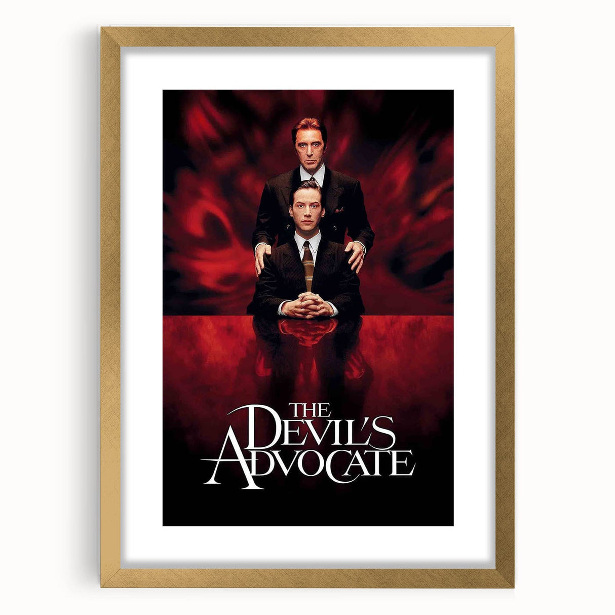 1990s Vintage Movie Poster – Classic 90s Film Art – The Devil’s Advocate