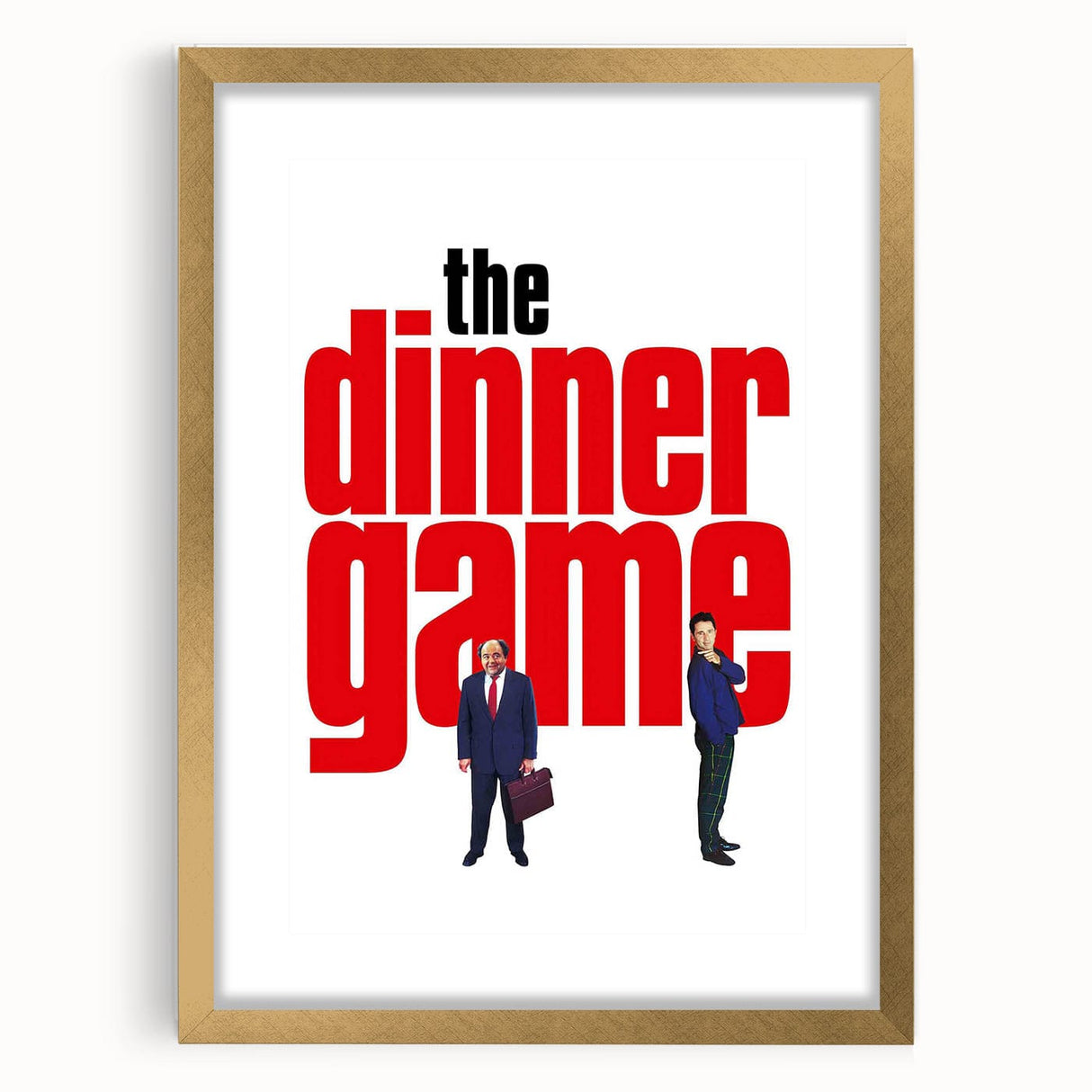 1990s Vintage Movie Poster – Classic 90s Film Art – The Dinner Game