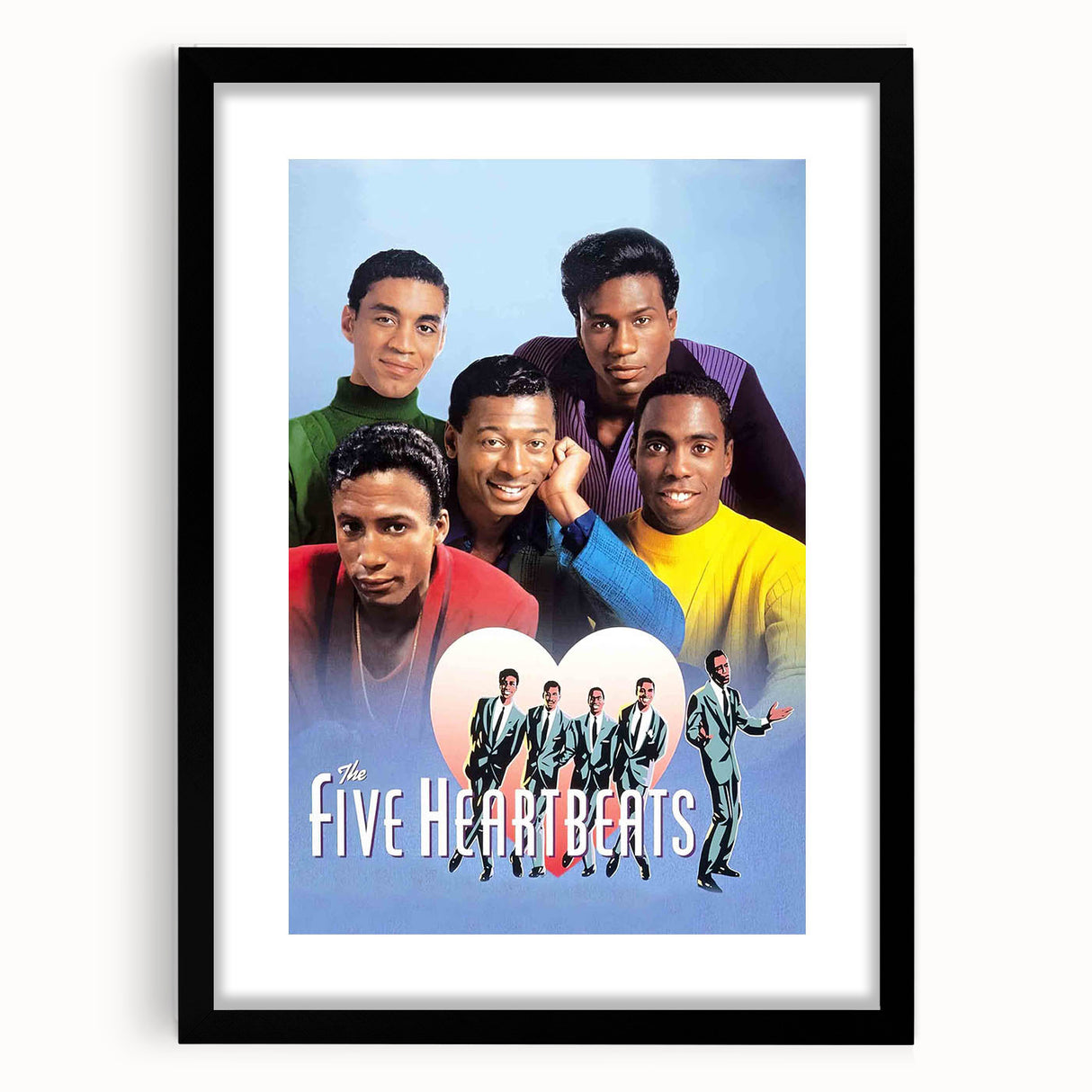 1990s Vintage Movie Poster – The Five Heartbeats Classic 90s Film Art