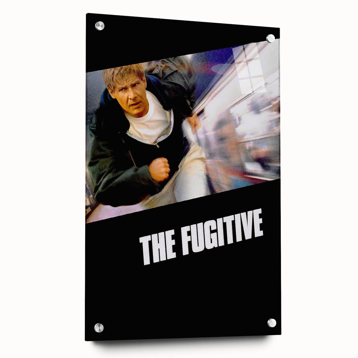1990s Vintage Movie Poster – The Fugitive Retro 1990s Movie Print