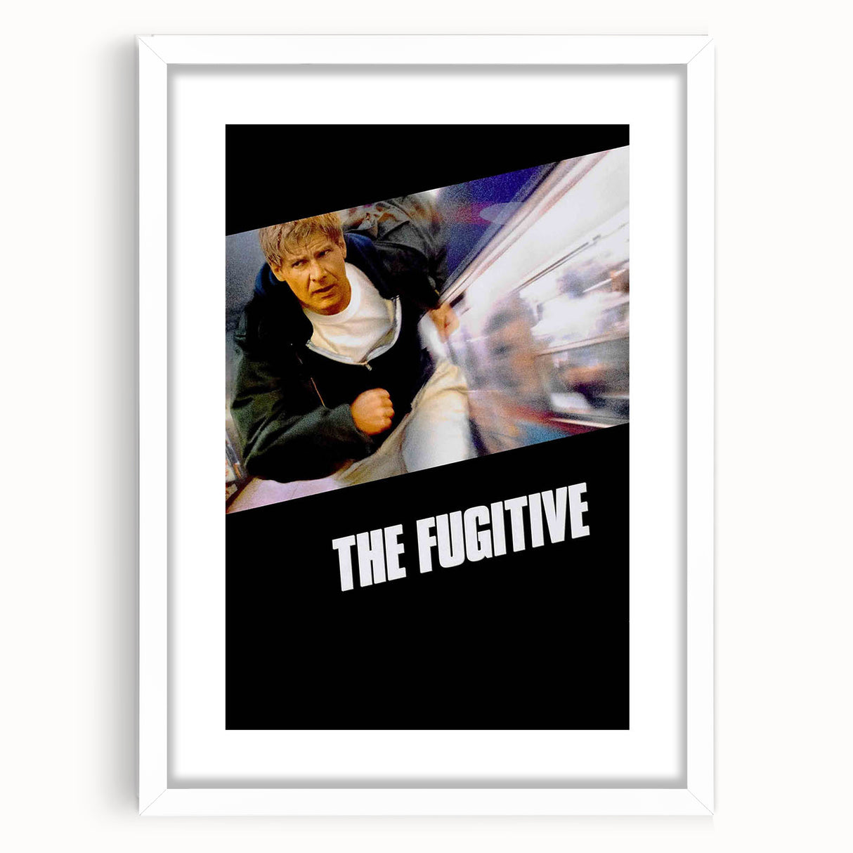 1990s Vintage Movie Poster – The Fugitive Retro 1990s Movie Print