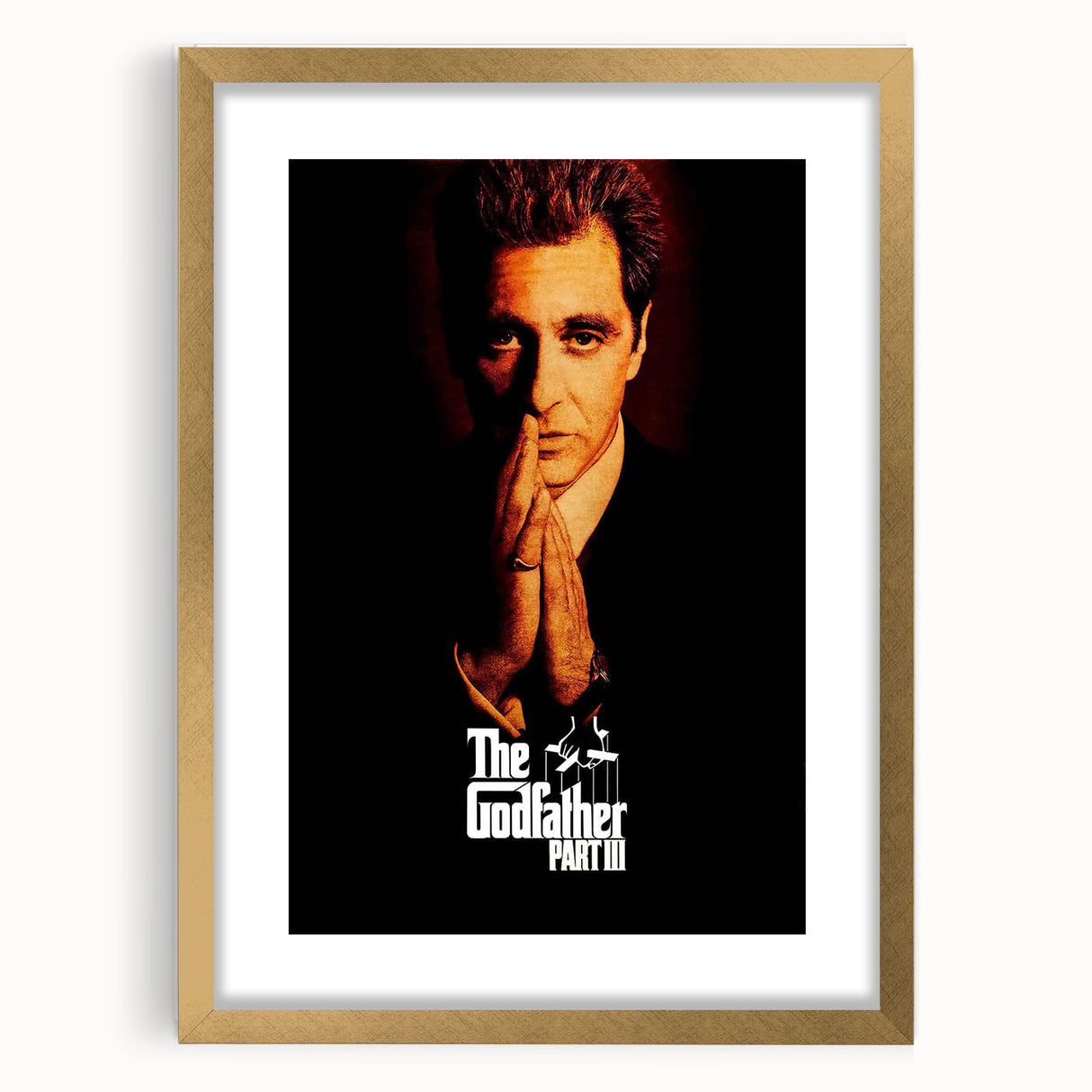 1990s Vintage Movie Poster – The Godfather Part III Classic 90s Film Art