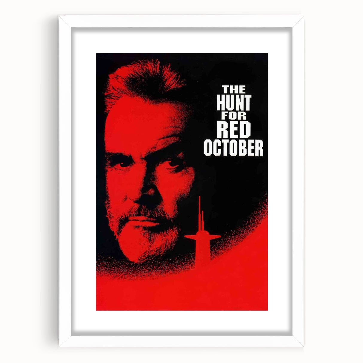 1990s Vintage Movie Poster – The Hunt for Red October Retro 90s Print