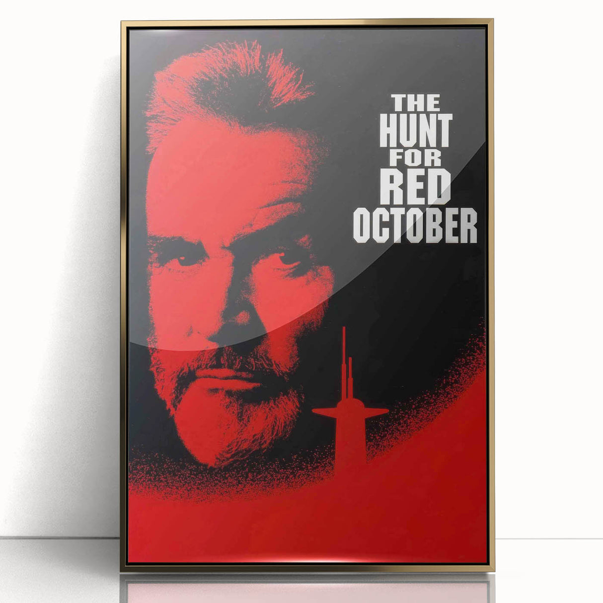 1990s Vintage Movie Poster – The Hunt for Red October Retro 90s Print