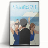 1990s Vintage Movie Poster - Classic 90s Film Art - A Summer’s Tale
