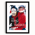 1990s Vintage Movie Poster – The King of Masks Classic 90s Film Art