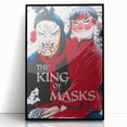1990s Vintage Movie Poster – The King of Masks Classic 90s Film Art