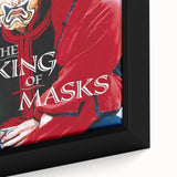 1990s Vintage Movie Poster – The King of Masks Classic 90s Film Art
