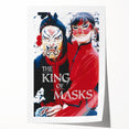 1990s Vintage Movie Poster – The King of Masks Classic 90s Film Art