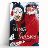1990s Vintage Movie Poster – The King of Masks Classic 90s Film Art
