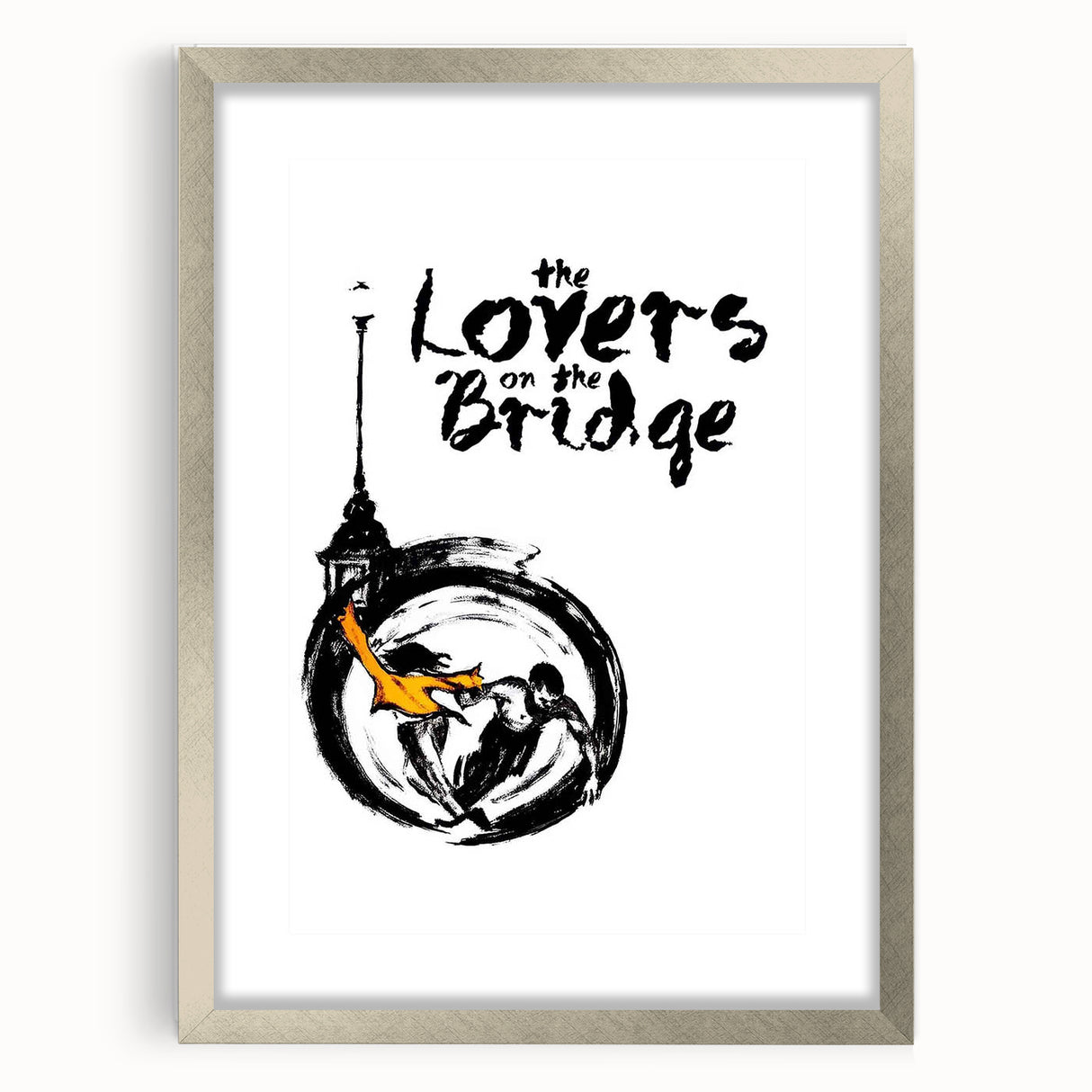 1990s Vintage Movie Poster - Classic 90s Film Art - The Lovers on the Bridge