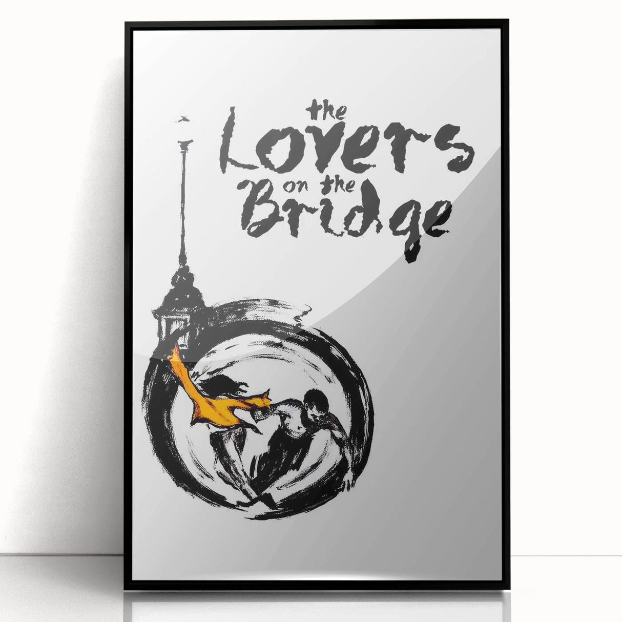 1990s Vintage Movie Poster - Classic 90s Film Art - The Lovers on the Bridge