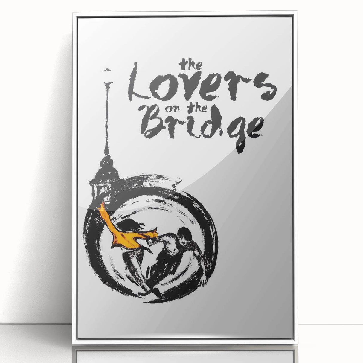 1990s Vintage Movie Poster - Classic 90s Film Art - The Lovers on the Bridge