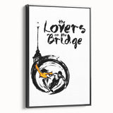1990s Vintage Movie Poster - Classic 90s Film Art - The Lovers on the Bridge