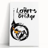 1990s Vintage Movie Poster - Classic 90s Film Art - The Lovers on the Bridge