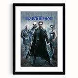 1990s Vintage Movie Poster - Classic 90s Film Art - The Matrix