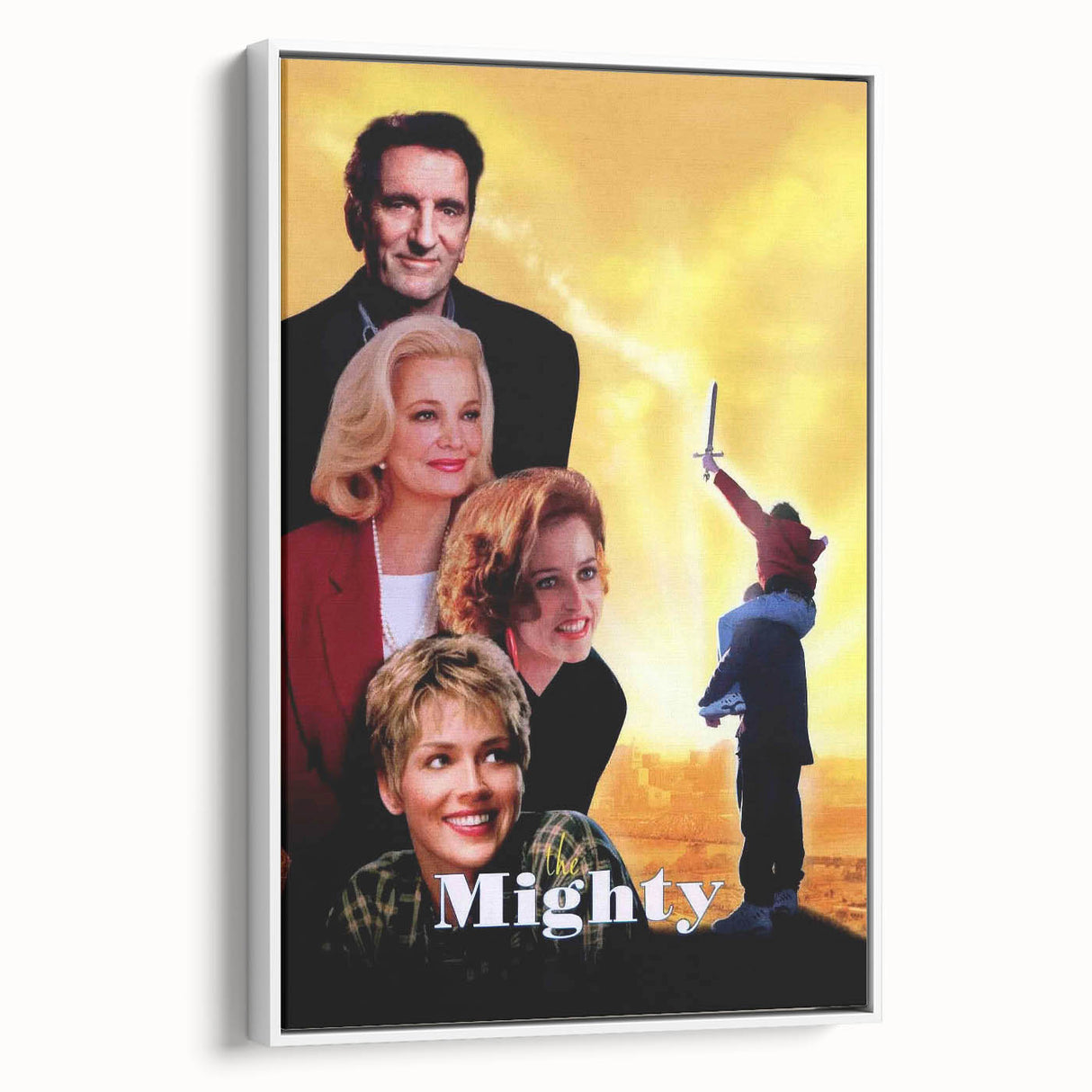 1990s Vintage Movie Poster - Classic 90s Film Art - The Mighty