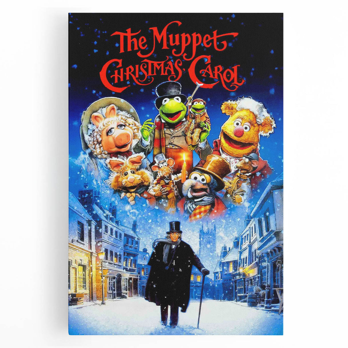 1990s Vintage Movie Poster - Classic 90s Film Art - The Muppet Christmas Carol