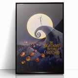 1990s Vintage Movie Poster - Classic 90s Film Art - The Nightmare Before Christmas